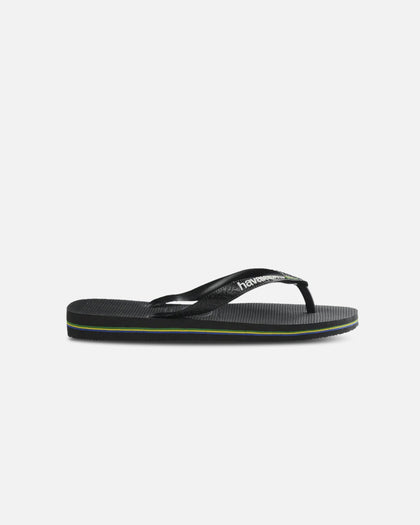 Havaianas Top Brazil Logo Thongs Black