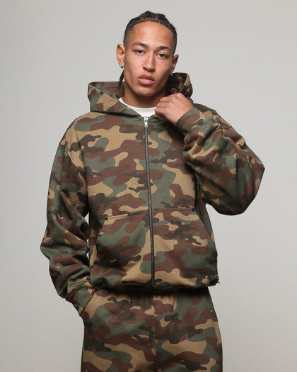 American Thrift Zip Hoodie Camo