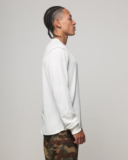 American Thrift Long Sleeve Thermal T-Shirt Off White