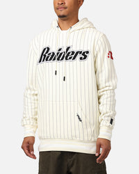 Pro Standard Las Vegas Raiders Pinstripe Hoodie Eggshell/Yellow