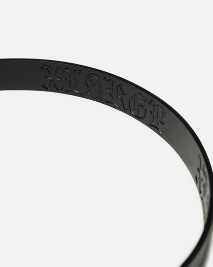 X-Large Old English Reversible Belt Black