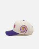 Mitchell & Ness Los Angeles Lakers 'Pink Team Logo' Pro Pinch Snapback Off White