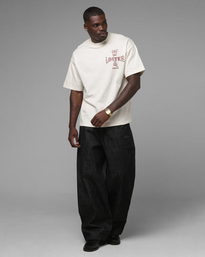 Loiter Rider Vintage T-Shirt Off White