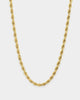 Saint Morta 4mm Rope Chain Gold