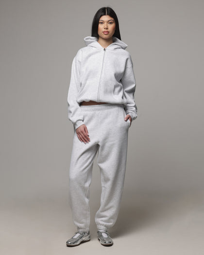 American Thrift Women's Cuffed Trackpants Grey Heather