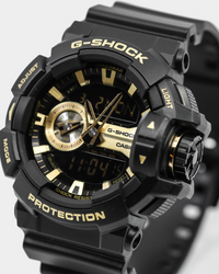 Ga400gb Rotary Switch Watch Black/Gold
