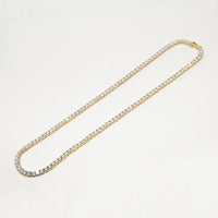 Saint Morta 24" Tennis Necklace Gold