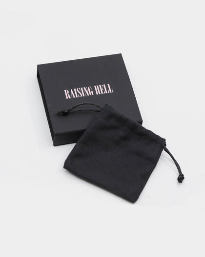 Raising Hell Women's Gothic Letter Anklet Gold