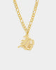 Raising Hell Women's Gothic Letter Anklet Gold