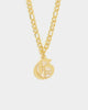 Raising Hell Women's Gothic Letter Anklet Gold