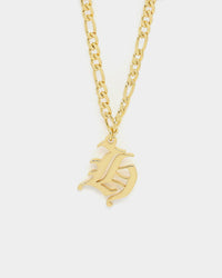 Raising Hell Women's Gothic Letter Anklet Gold