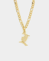 Raising Hell Women's Gothic Letter Anklet Gold