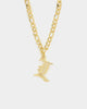 Raising Hell Women's Gothic Letter Anklet Gold