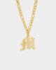 Raising Hell Women's Gothic Letter Anklet Gold