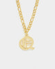 Raising Hell Women's Gothic Letter Anklet Gold