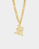 Raising Hell Women's Gothic Letter Anklet Gold