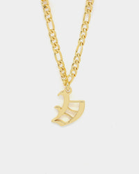 Raising Hell Women's Gothic Letter Anklet Gold
