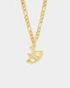 Raising Hell Women's Gothic Letter Anklet Gold