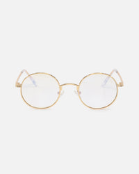 NUQE Liden Glasses Gold/Bluelight