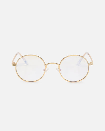 NUQE Liden Glasses Gold/Bluelight
