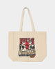 Mitchell & Ness Chicago Bulls Graphic Tote Bag Cream