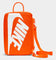 Nike Shoe Box Bag Orange