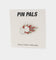 Pin Pals Flame Dice Pin White/Red