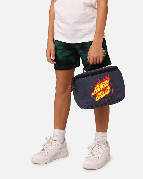 Santa Cruz Kids' Flaming Dot Lunch Box Navy