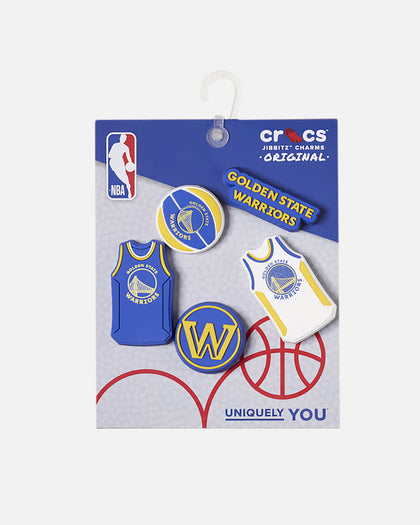 Crocs X NBA Golden State Warriors 5 Pack Jibbitz Charms Multi