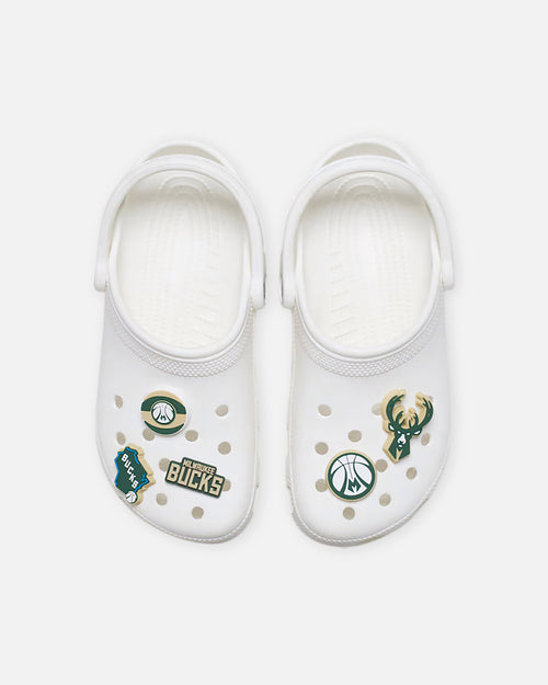 Crocs X NBA Milwaukee Bucks 5 Pack Jibbitz Charms Multi