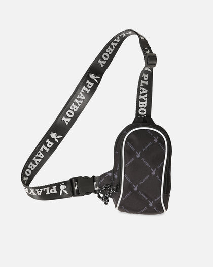 Playboy Bunny Crossbody Bag Black/White