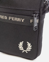 Fred Perry Taped Side Bag Black/Warm Grey