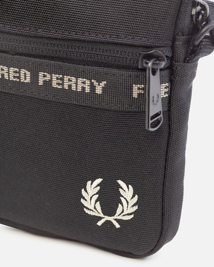 Fred Perry Taped Side Bag Black/Warm Grey