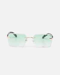 Belvoir & Co X Culture Kings Kennedy Sunglasses Green/Gold/Black