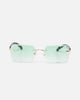 Belvoir & Co X Culture Kings Kennedy Sunglasses Green/Gold/Black