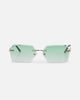Belvoir & Co Kennedy Sunglasses Green/Silver