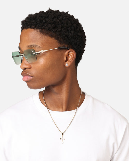 Belvoir & Co Kennedy Sunglasses Green/Silver