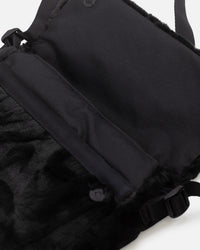 Nike Faux Fur Crossbody Bag (1L) Black/Black