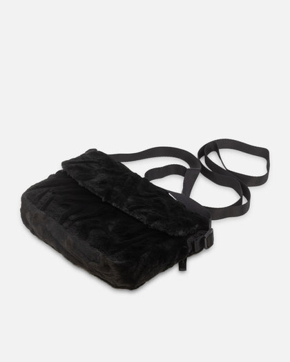 Nike Faux Fur Crossbody Bag (1L) Black/Black