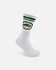 Foot-ies Penrith Panthers Crew Socks 2 Pack White/Black