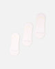 American Thrift Classic No Show Socks 3 Pack White