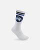 Foot-ies Canterbury-Bankstown Bulldogs Crew Socks 2 Pack White/Blue