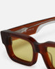 Belvior & Co Arlo Sunglasses Tan/Yellow