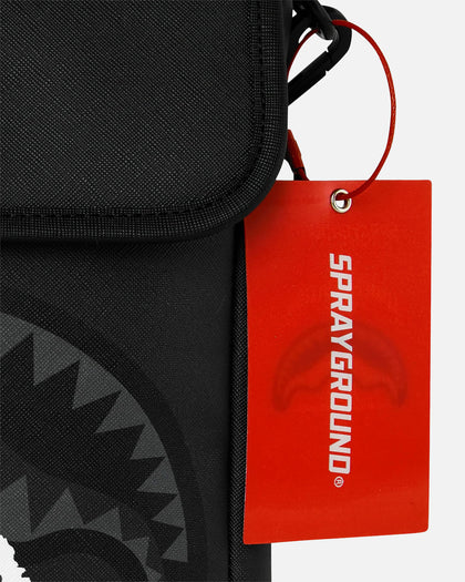 Sprayground Centre Rip Grey Check Messenger Sling Bag Multi
