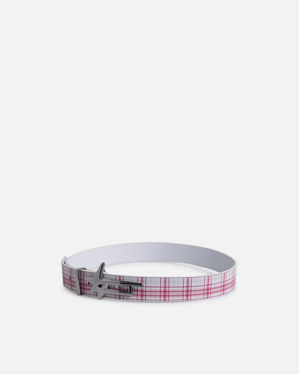 Loiter Star Born Belt Red Plaid