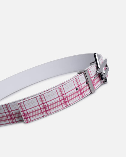 Loiter Star Born Belt Red Plaid