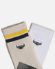 Foot-ies North Queensland Cowboys Sneaker Socks 2 Pack Off White/White