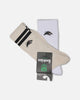 Foot-ies Penrith Panthers Sneaker Socks 2 Pack Off White/White