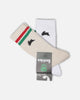 Foot-ies South Sydney Rabbitohs Sneaker Socks 2 Pack Off White/White
