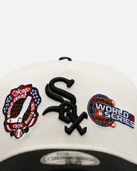 New Era Chicago White Sox 'World Series Logo' 9FORTY A-Frame Snapback Chrome